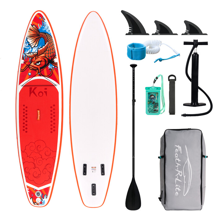 Tavola da surf gonfiabile Paddle Board 11' - Sup Koi Arancione