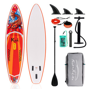 Tavola da surf gonfiabile Paddle Board 11'6" - Sup Koi Arancione