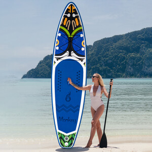 Tavola da surf gonfiabile Paddle Board 11' - Scimmia Blu