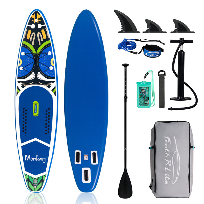 Tavola da surf gonfiabile Paddle Board 11'6" - Scimmia Blu