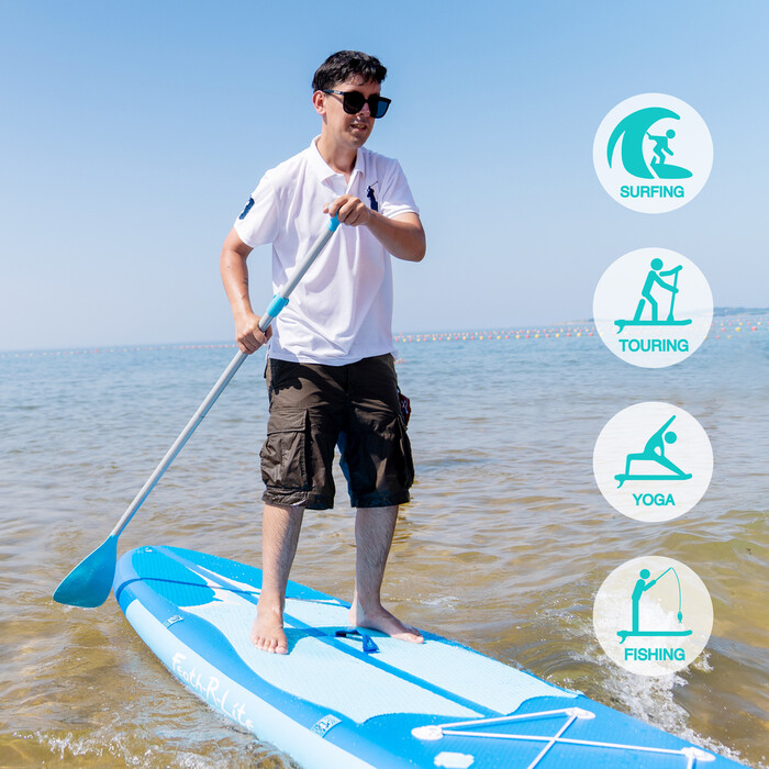 Tavola da surf gonfiabile Paddle Board 11' - Blu