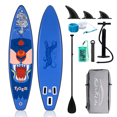 Tavola da surf gonfiabile Paddle Board 11' - Tigre Blu