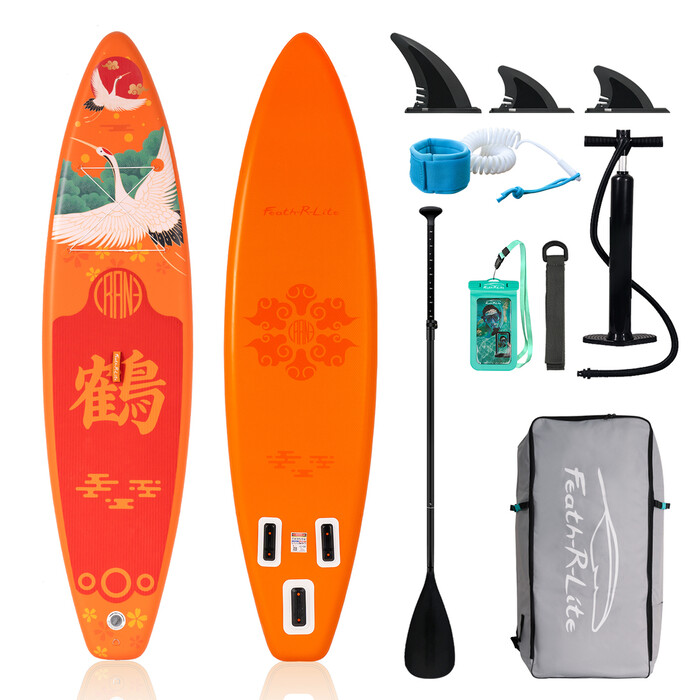 Tavola da surf gonfiabile Paddle Board 11' - Gru Arancione