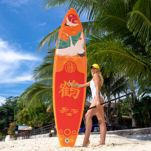 Tavola da surf gonfiabile Paddle Board 11' - Gru Arancione