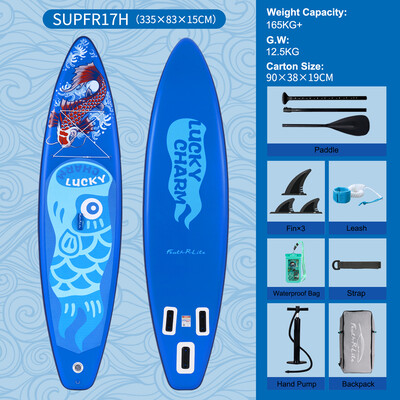 Tavola da surf gonfiabile Paddle Board 11' - Lucky Blu